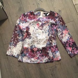 H&M shirt with zipper in back